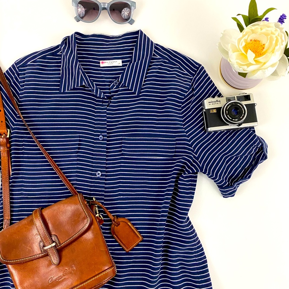 Equipment Silk Shirt Dress